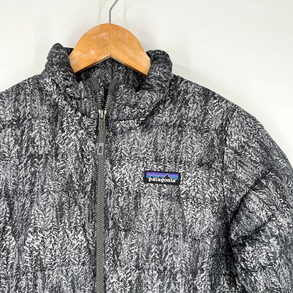 Patagonia Women's Goose Down Packable Gray Puffer Jacket Small - Picture 6 of 6